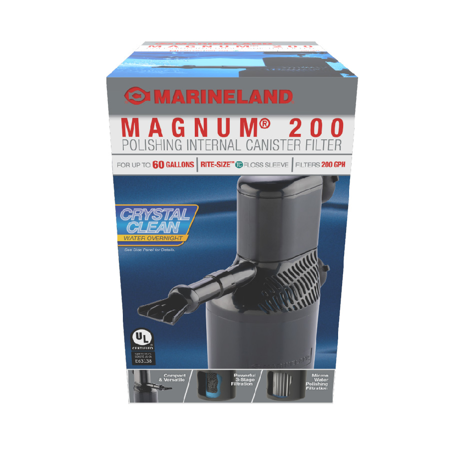 Marineland Magnum 200 Polishing Internal Canister Filter Marineland